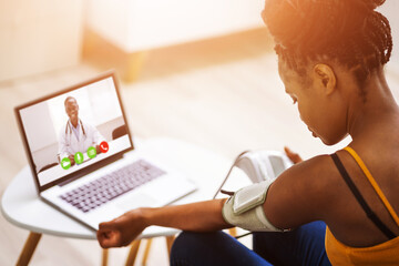 Online Videoconference On Laptop