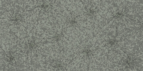 Abstract green texture with splashes and contours of marine plants, background and wallpaper. Elegant vector illustration.