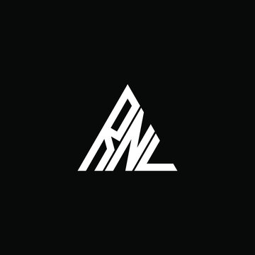 RNL letter logo creative design. RNL unique design