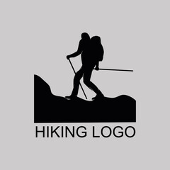Mountain Hike Logo Vector Template