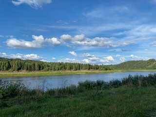 lake in the mountains