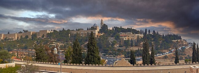 View in the vicinity of the Old Town. Jerusalem. Israel