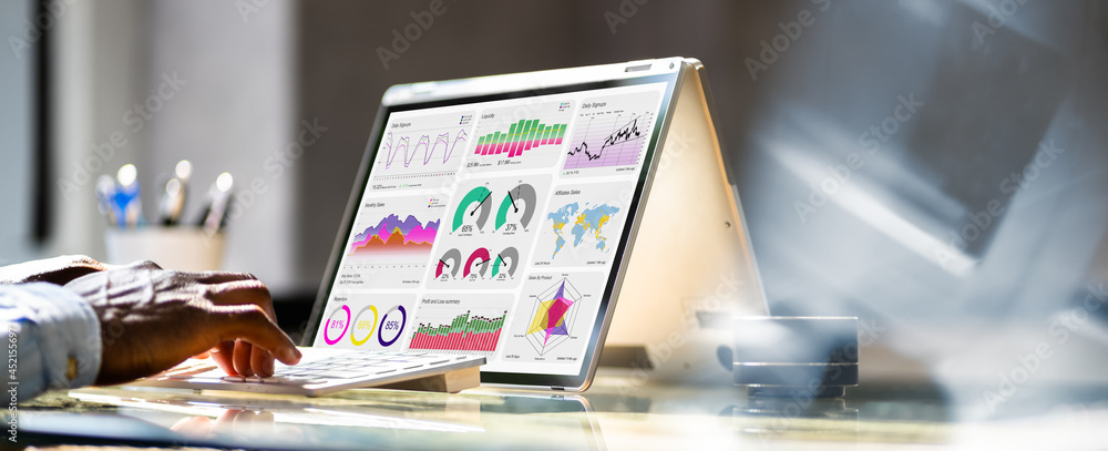 Poster digital data technology