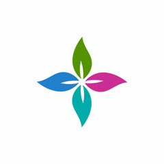 Leaf icon Vector Illustration design Logo template