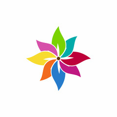 Leaf icon Vector Illustration design Logo template