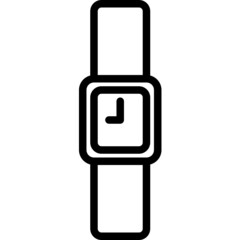 wristwatch line icon