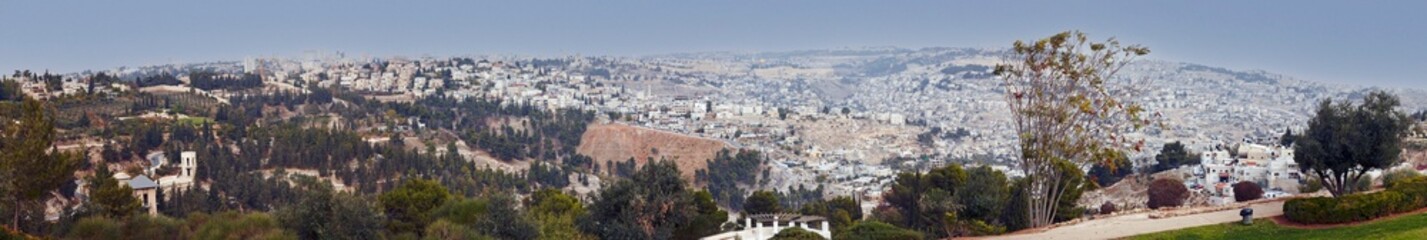 Panorama of Jerusalem. Israel.
