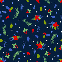 seamless pattern with flowers