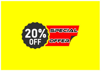 10 percent off discount label and sale banner 2