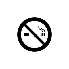 no smoke icon, smoke vector, nicotine illustration