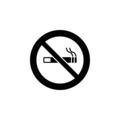 no smoke icon, smoke vector, nicotine illustration