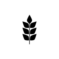 wheat icon, food vector, crop illustration