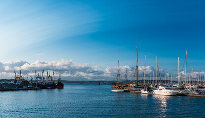 Brixham Marina and Harbour, Torbay, Devon, England