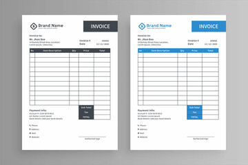 Invoice template