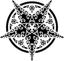 Mandala Art can be used for artwork decoration, coloring or tattoo design.