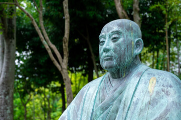 Obraz premium 大仙公園-武野紹鴎像-