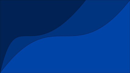 Abstract blue smooth wave background vector graphic