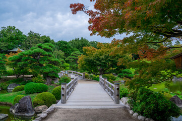 大仙公園-日本庭園（橋）-