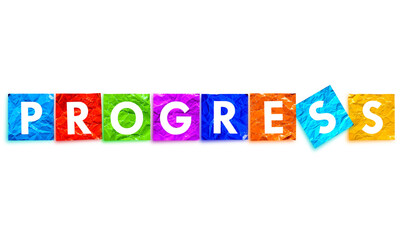 words written on colored paper that is full of meaning