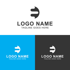 Minimal E lettering logo design
