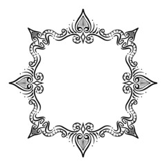 Mandala Art can be used for artwork decoration, coloring or tattoo design.