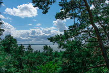 Wielbłądzi Garb widok na Zalew Wiślany