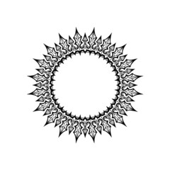 Mandala Art can be used for artwork decoration, coloring or tattoo design.