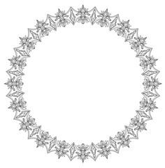 Mandala Art can be used for artwork decoration, coloring or tattoo design.