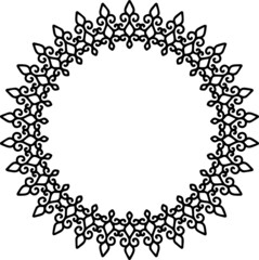 Mandala Art can be used for artwork decoration, coloring or tattoo design.