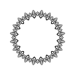 Mandala Art can be used for artwork decoration, coloring or tattoo design.