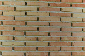 Brick wall detail material facing with air space