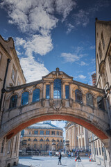 Bridge of sighs, Oxford UK