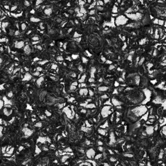 Black and white wet paint seamless pattern.