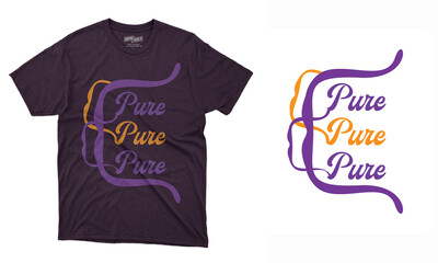 Typography T-shirt design template