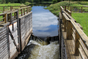 dam on the river