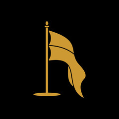 Vector design elements for your company logo, flag logo and line and round elements, modern, simple and minimalist logotype, business company template