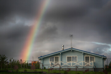 rainbow in the storm