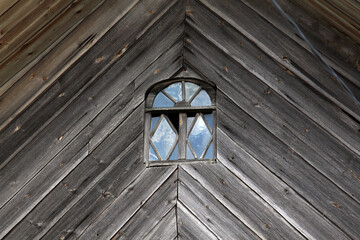 old wooden window