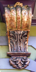 Exterior architectural corbel  or cornice. © Noel