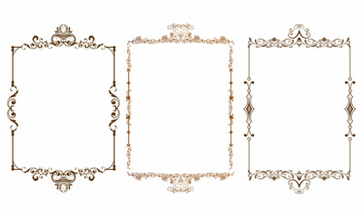 Beautiful frame borders designs-vector, eps, png file download
