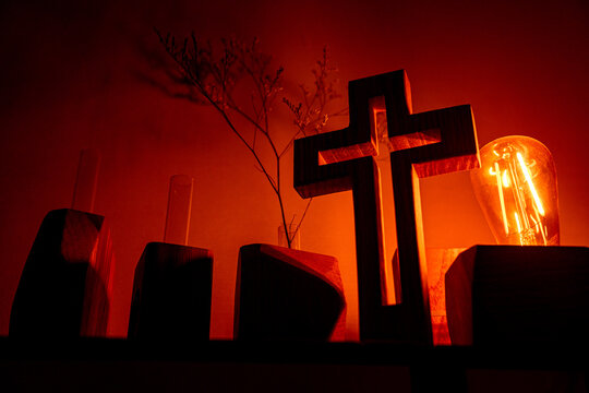 Projecting the Cross Under Light