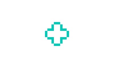 Obraz premium medical cross logo