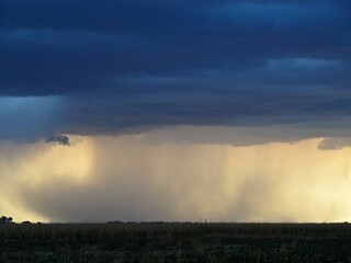 Downburst in Kansas. 