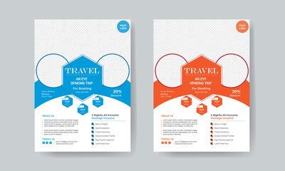 Summer Holiday Travel Flyer Template