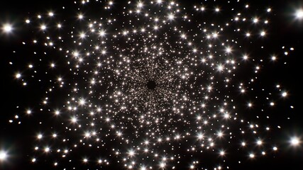 Many Glittering Particles in the Dark