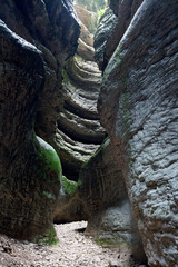 Saltinskaya gorge in Dagestan - a natural landmark