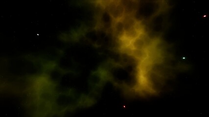 Yellow and Green Nebula Energy in the Space