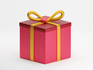 Happy holidays. Set of vertically arranged  boxes with gifts 3d rendering