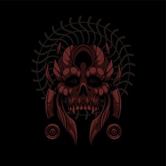 Fototapeta premium Skull Illustration