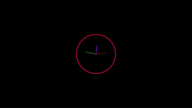 Time clock isolated icon for wab design. Simple vector illustration.Round clock isolated on simple background. Minimal concept. Flat lay. Top view.